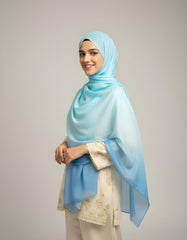 Blue Haze Ombre Hijab