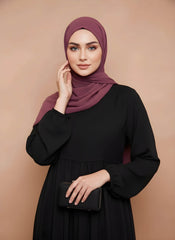 Byzantium Draped Chiffon Hijab