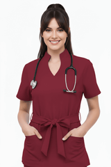 Women’s Nova Scrubs – Dark Red