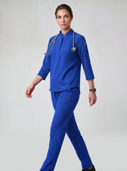 Women Mandarin Collar - Stretchable