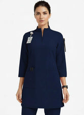 Women Zipper Collar - Cotton