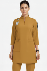 Women Zipper Collar - Polly Cotton