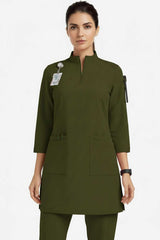 Women Zipper Collar - Polly Cotton