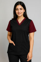 Women’s Duple Scrubs – Black hero