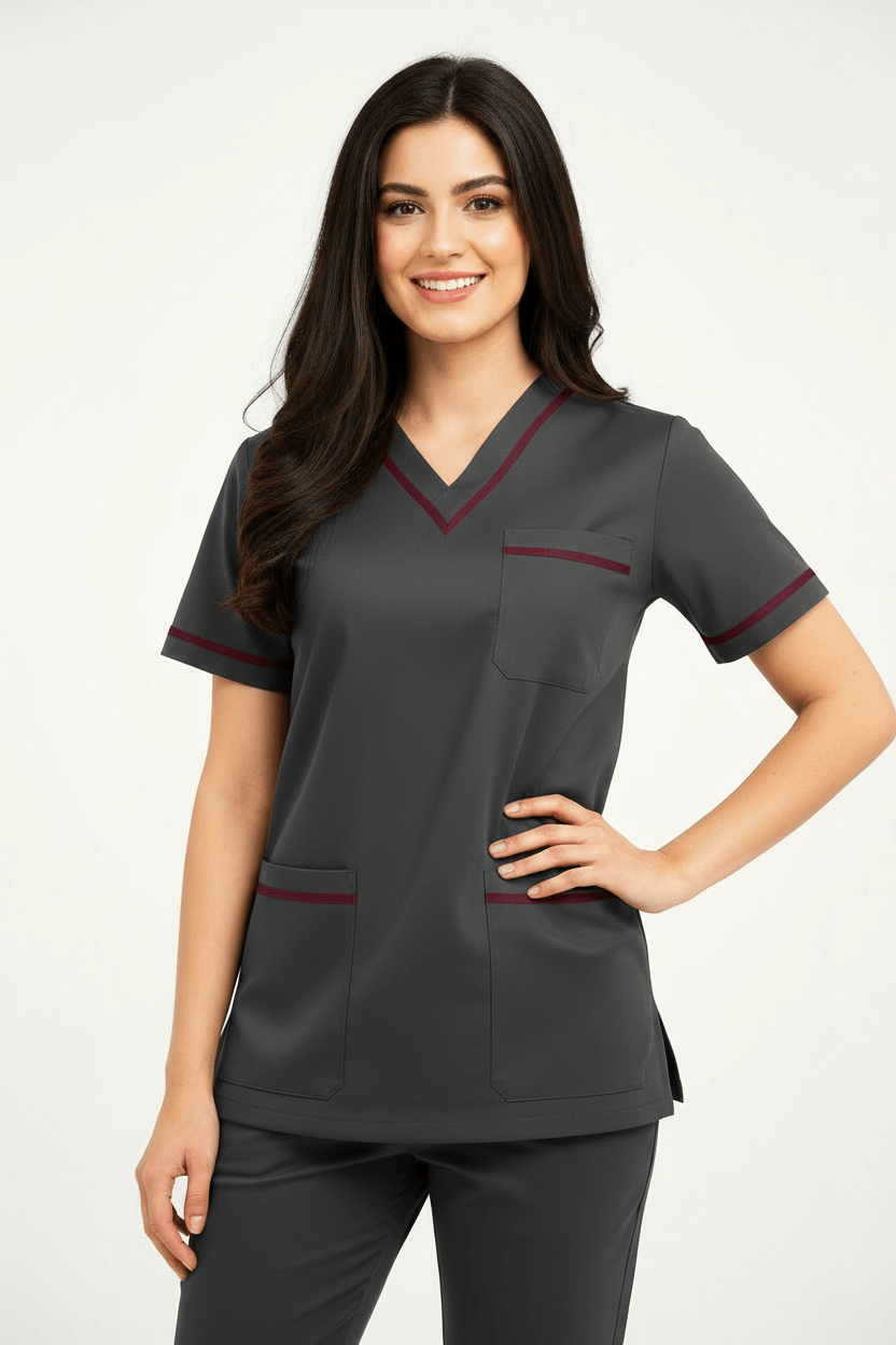 Women’s Brink Scrubs – Dark Grey hero