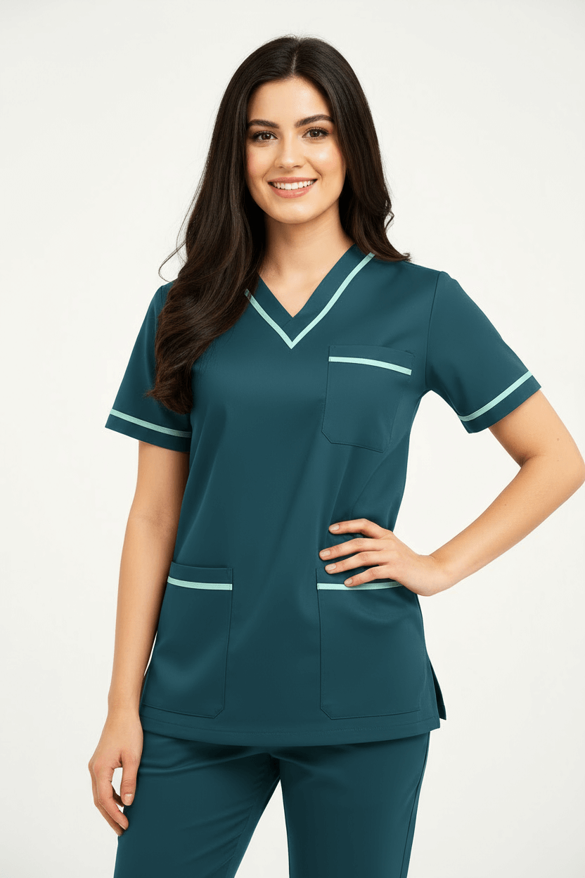 Women’s Brink Scrubs – Deep Teal hero