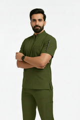 Men Zipper Collar - Polyster