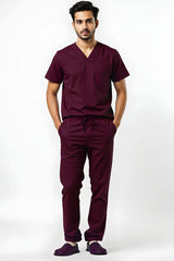 Men’s Aura Sprinter Scrubs – Deep Plum
