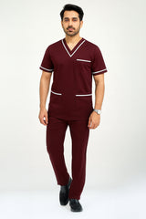 Men’s Brink Scrubs – Dark Red