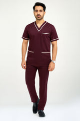 Men’s Brink Scrubs – Deep Plum