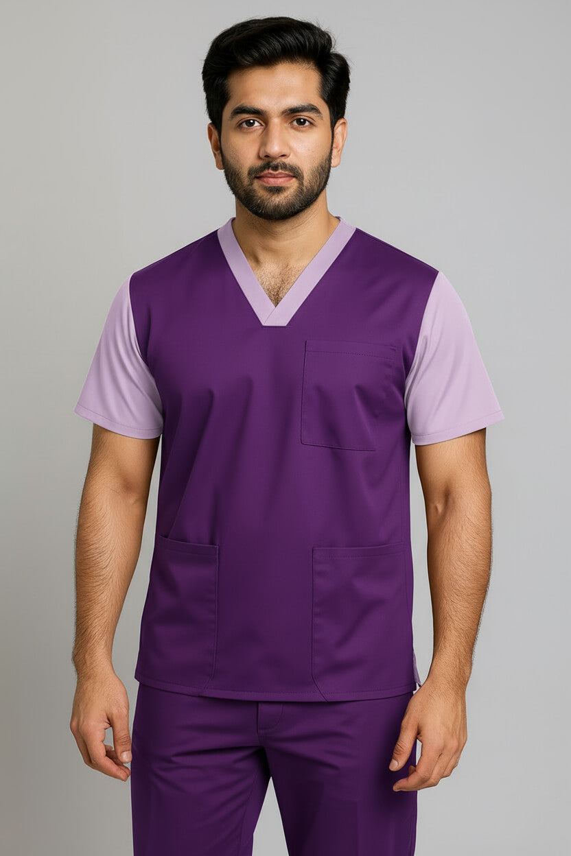 Men’s Duple Sprinter Scrubs – Royal Purple