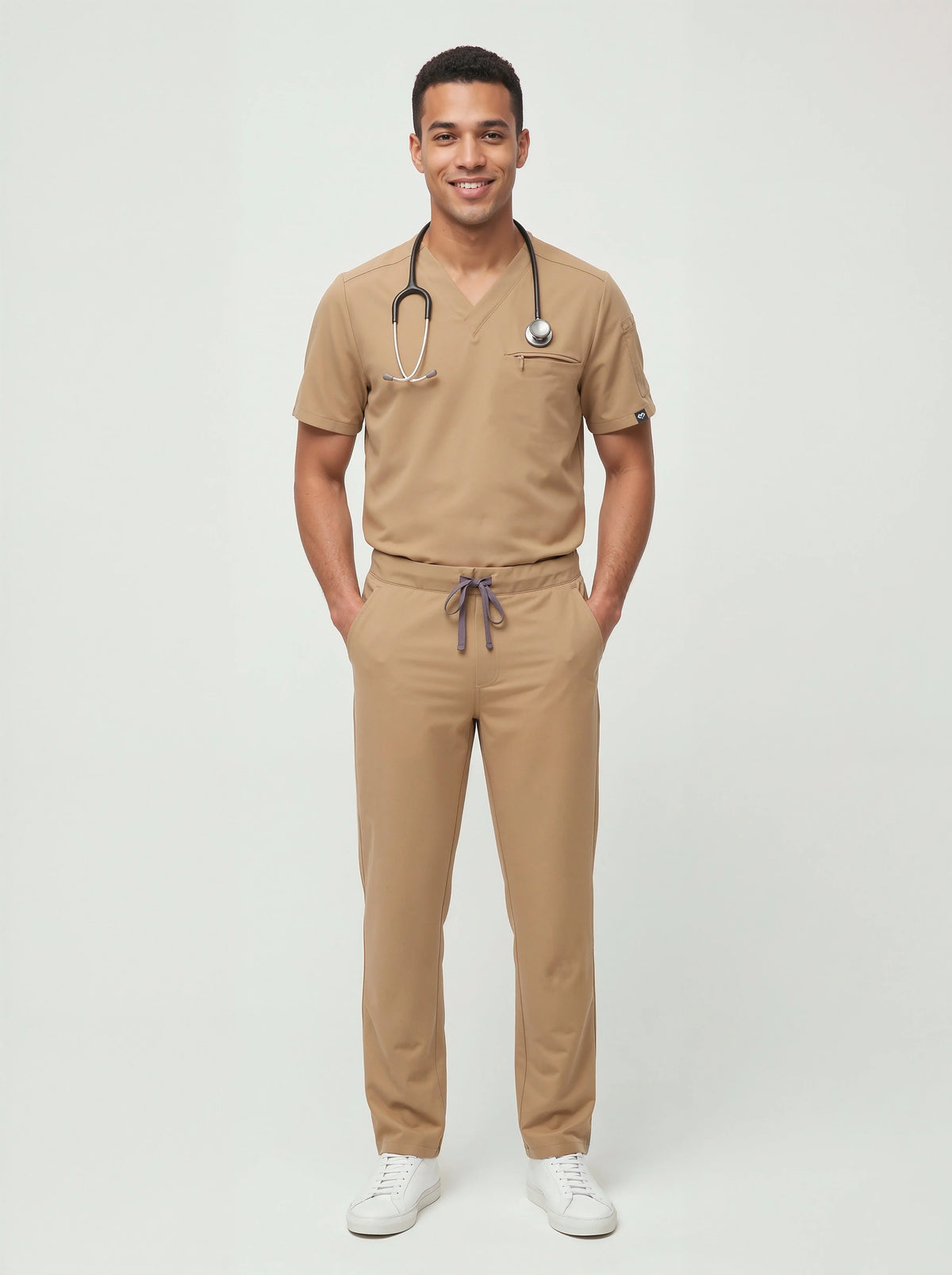 Men Zipper Pocket - Stretchable