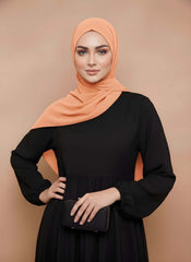 Caremal Draped Chiffon Hijab