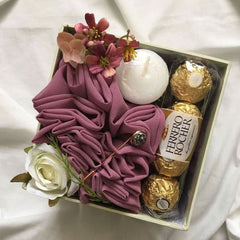 Gift Box with Hijabs and Chocolates