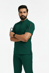 Men Zipper Collar - Polyster