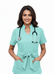 Women’s Nova Scrubs – Aqua Mist hero