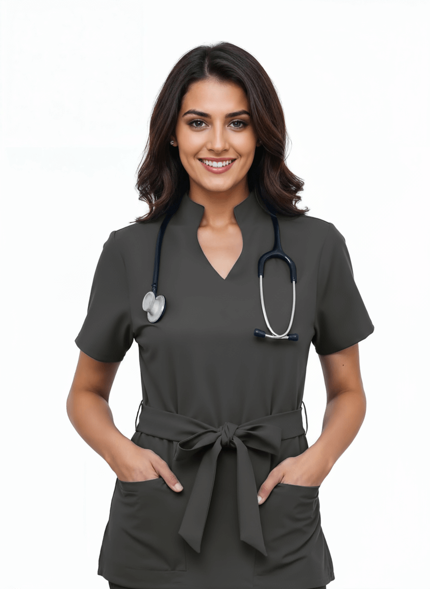 Women’s Nova Scrubs – Dark Grey hero
