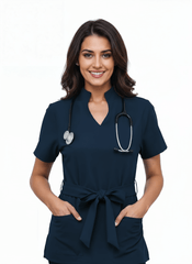 Women’s Nova Scrubs – Dark Slate Blue hero