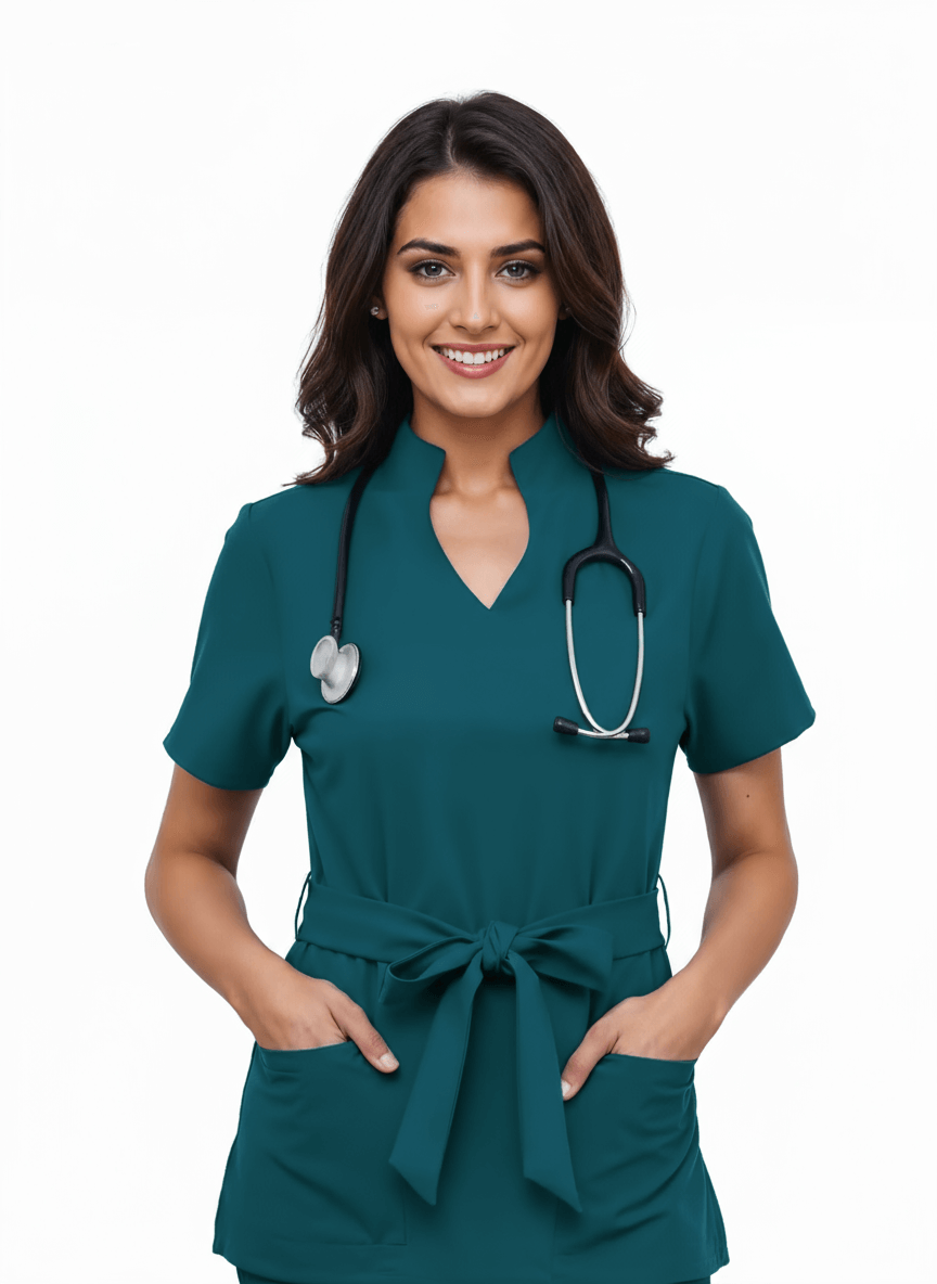 Women’s Nova Scrubs – Deep Teal hero