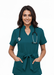 Women’s Nova Scrubs – Deep Teal hero