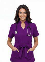 Women’s Nova Scrubs – Royal Purple hero