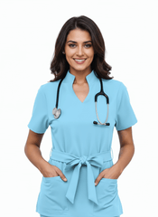 Women’s Nova Scrubs – Sky Blue hero