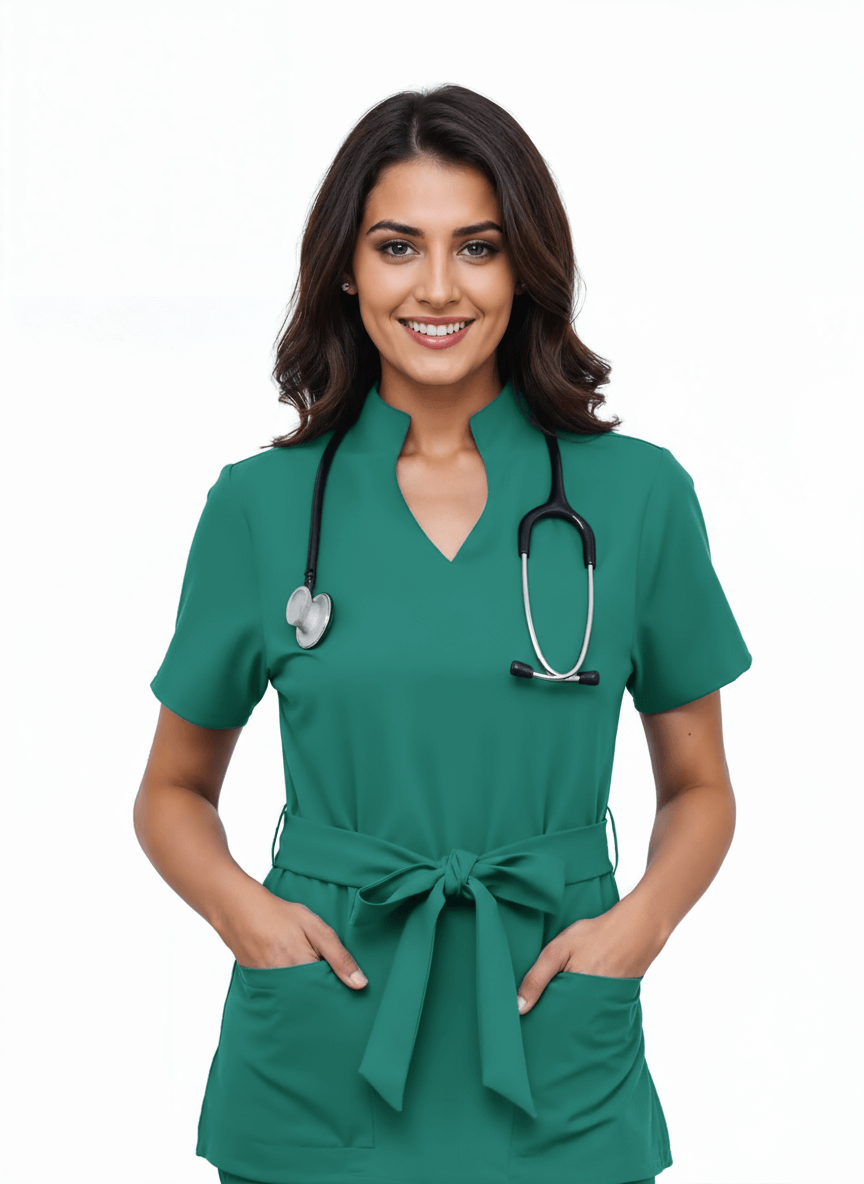 Women’s Nova Scrubs – Teal Green hero