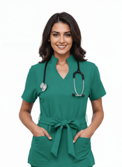 Women’s Nova Scrubs – Teal Green hero