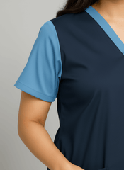 Women’s Duple Scrubs – Dark Slate Blue gallery