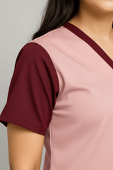 Women’s Duple Scrubs – Soft Pink gallery