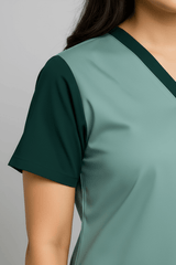 Women’s Duple Scrubs – Aqua Mist gallery