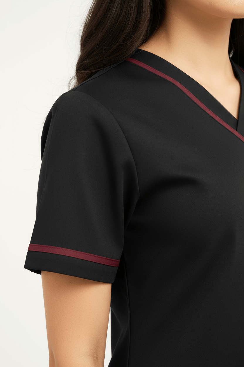 Women’s Brink Scrubs – Black gallery