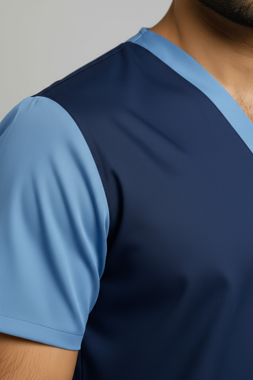 Men’s Duple Sprinter Scrubs – Midnight Blue