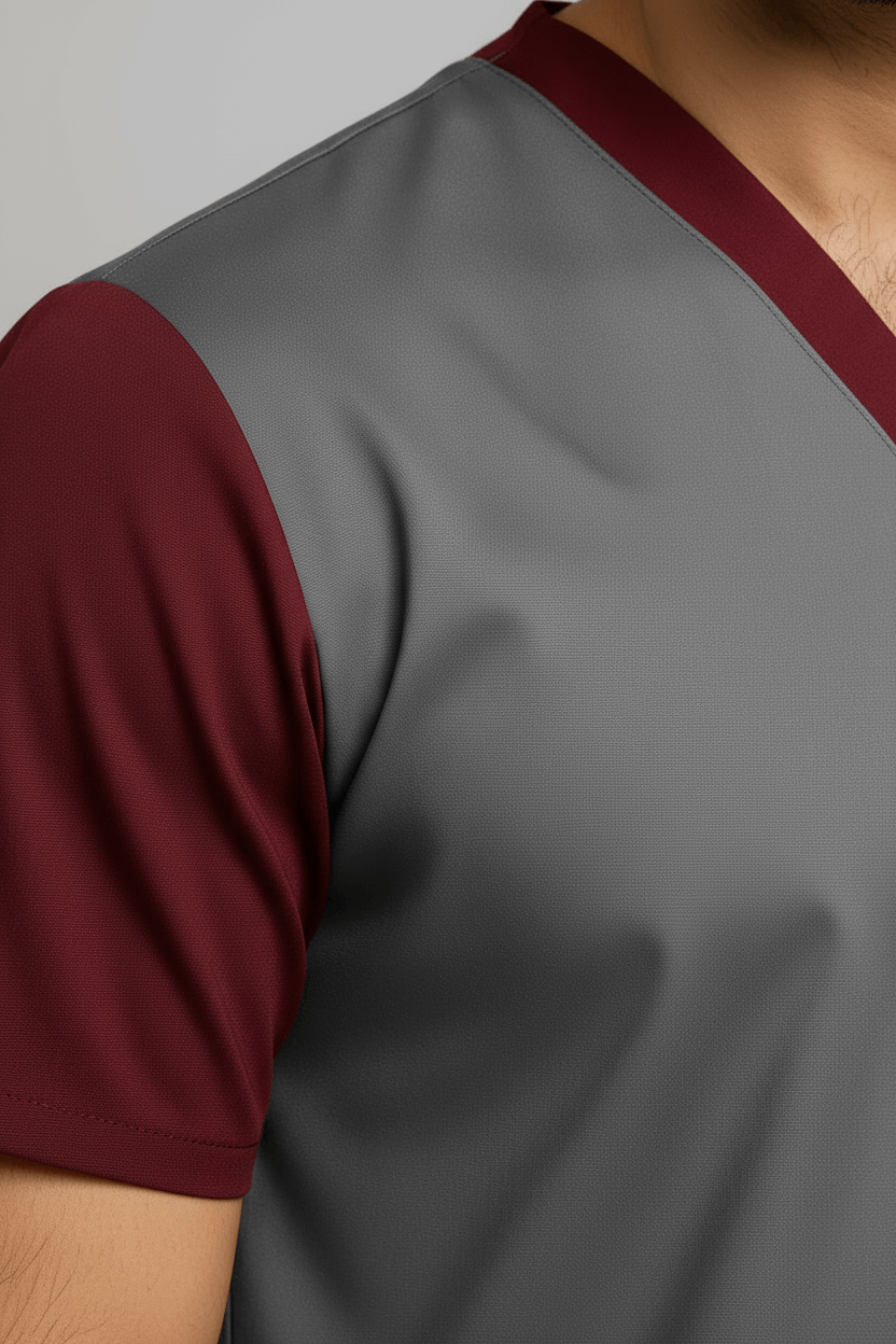 Men’s Duple Sprinter Scrubs – Mid Grey