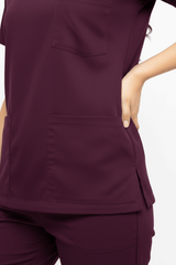 Women’s Sprinter Scrubs – Deep Plum gallery