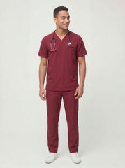 Men Zipper Pocket - Maroon