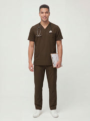 Men Zipper Pocket - Brown