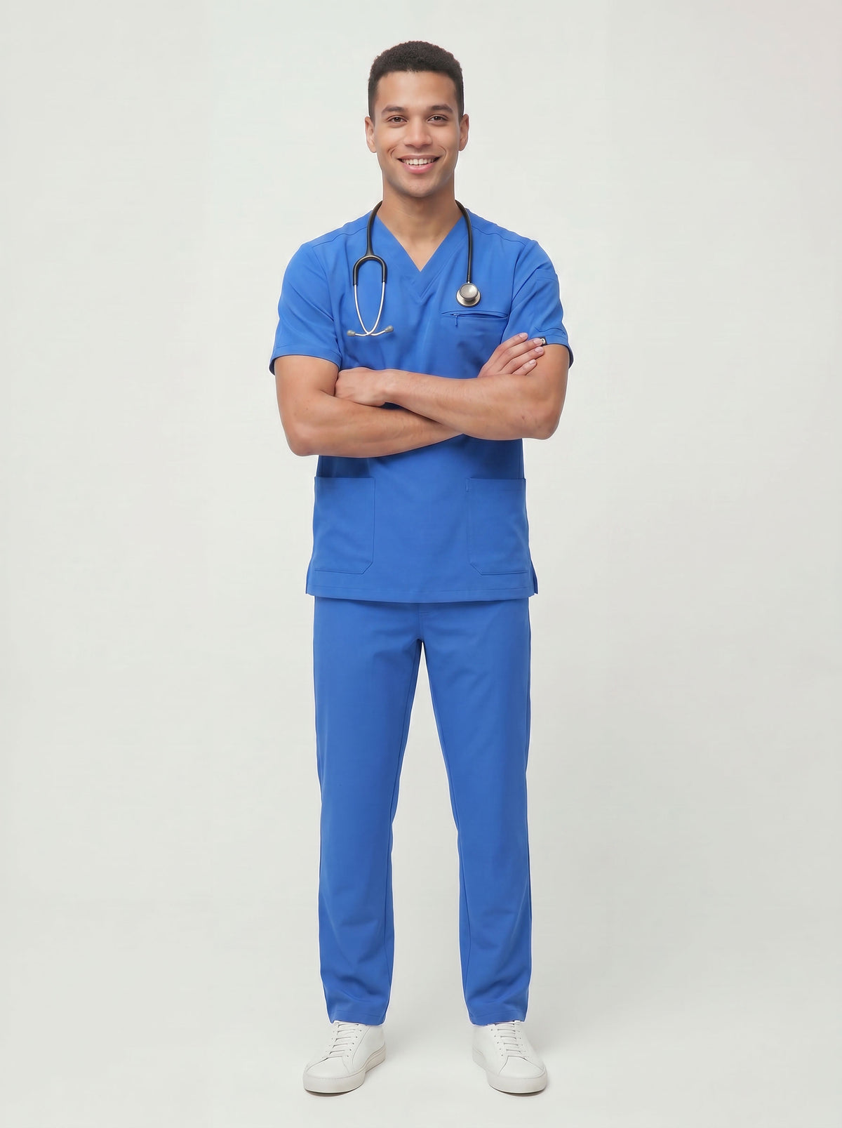 Men Zipper Pocket - Royal Blue