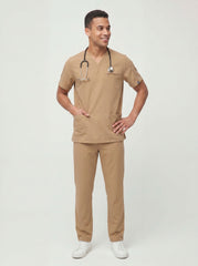 Men Zipper Pocket - Beige