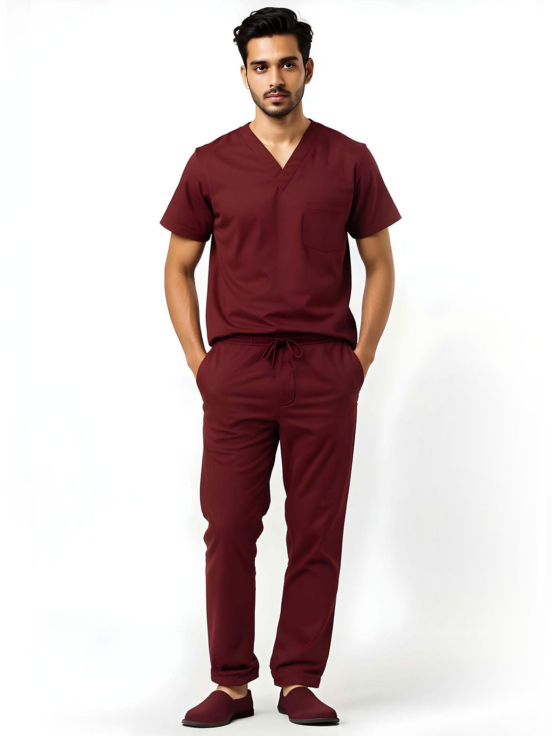 Men’s Aura Sprinter Scrubs – Dark Red