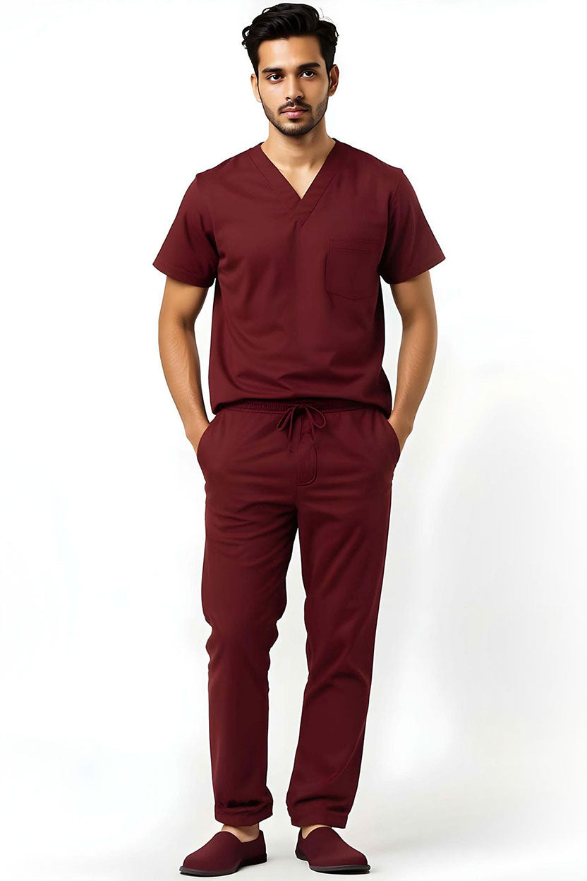 Men’s Aura Sprinter Scrubs – Dark Red