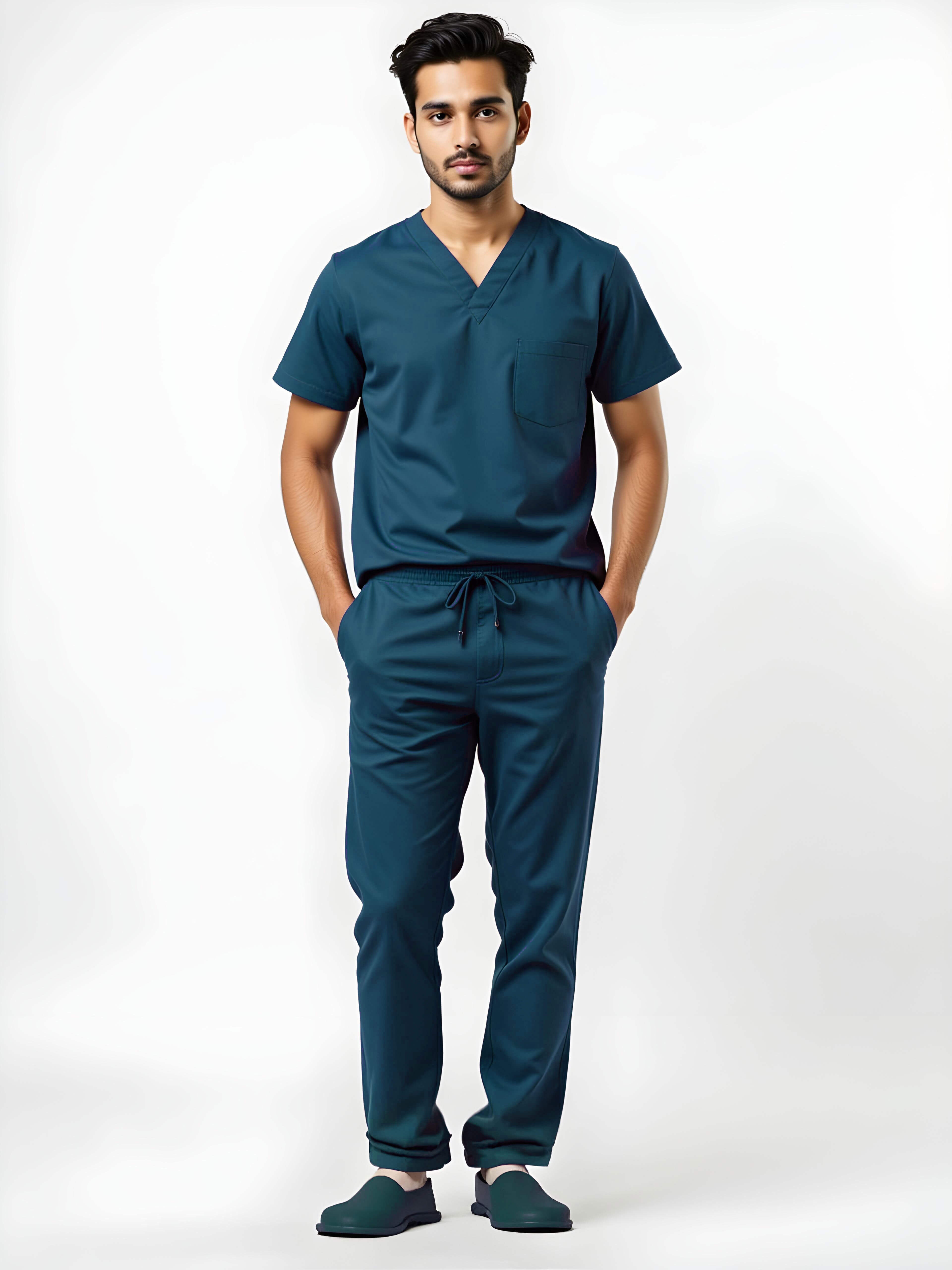 Men’s Aura Sprinter Scrubs – Deep Teal hero