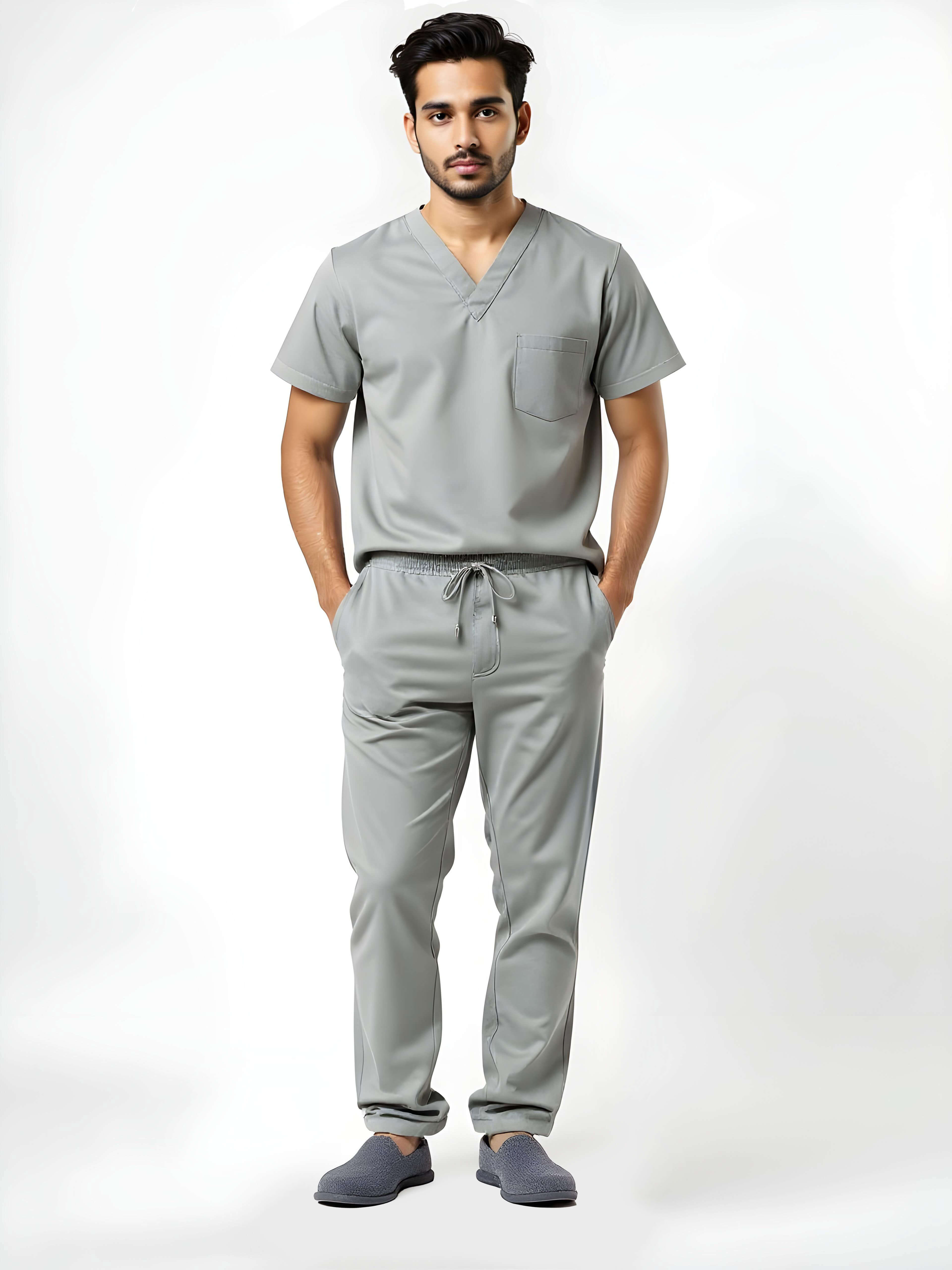 Men’s Aura Sprinter Scrubs – Light Slate Grey hero