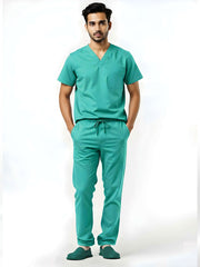 Men’s Aura Sprinter Scrubs – Medium Cyan