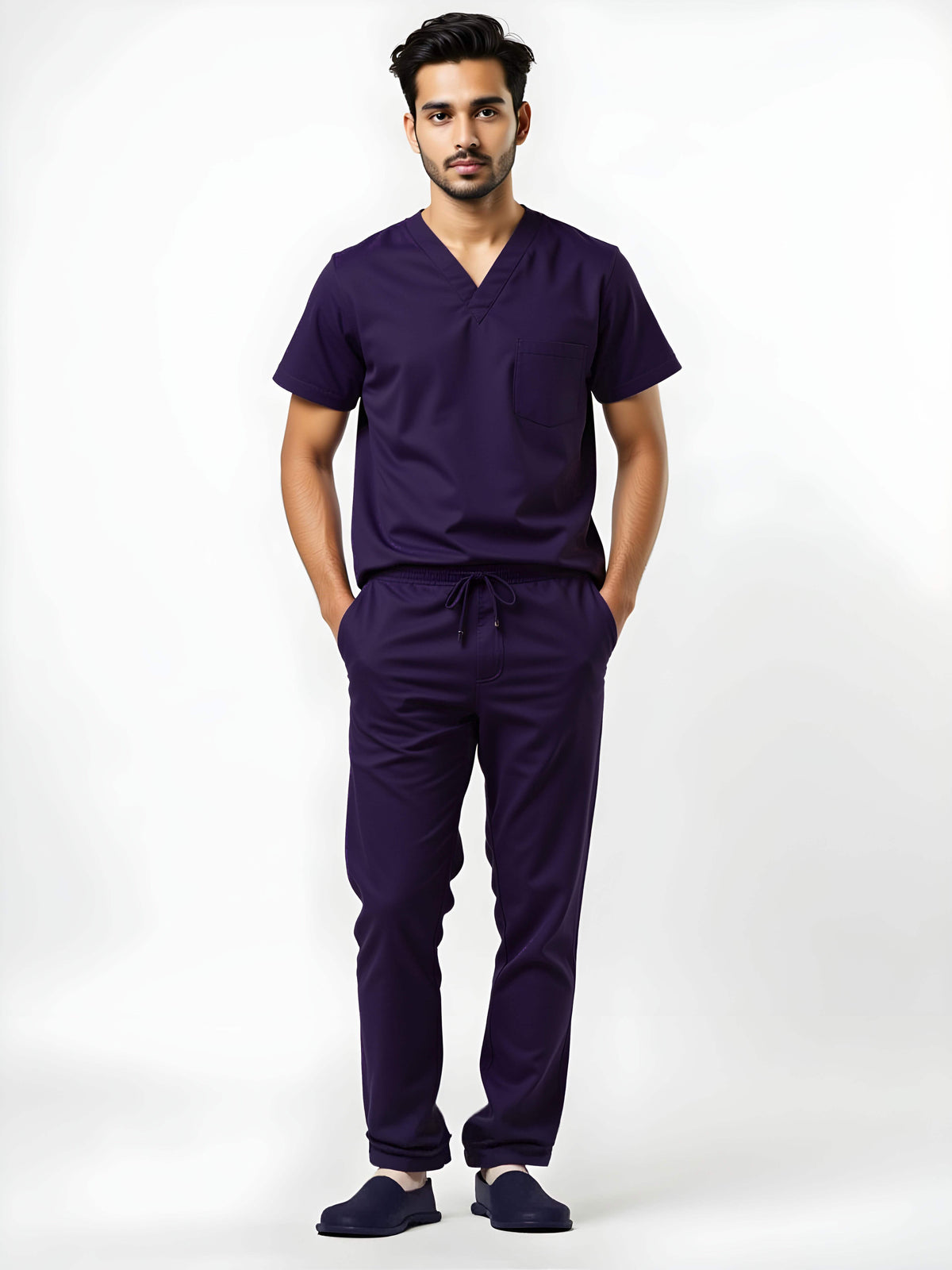 Men’s Aura Sprinter Scrubs – Royal Purple hero