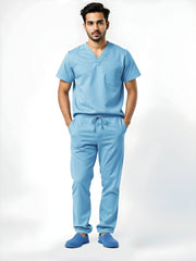 Men’s Aura Sprinter Scrubs – Sky Blue hero