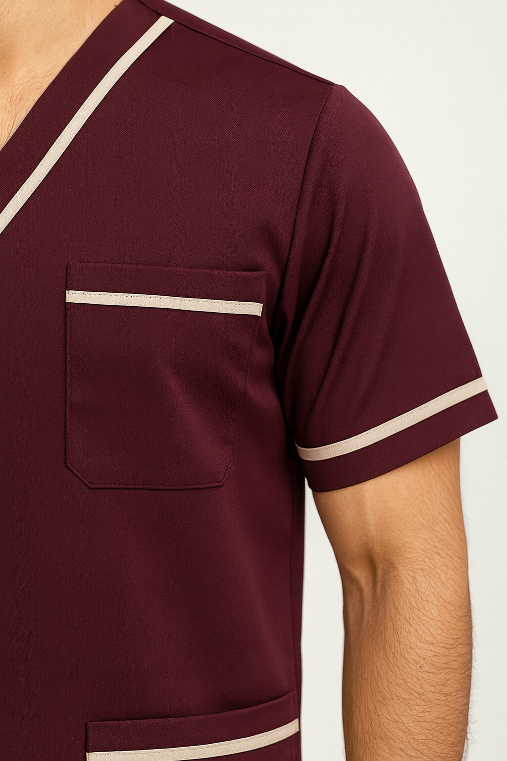 Men’s Brink Scrubs – Deep Plum