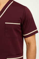 Men’s Brink Scrubs – Deep Plum